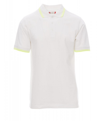 Protection hygiène et sécurité - Protection du corps - Polo Skipper Blanc/Jaune, taille 3XL