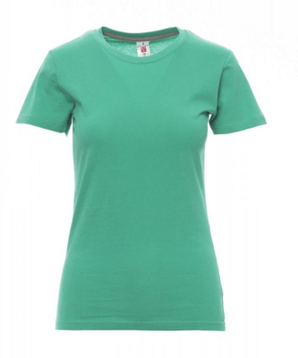 Protection hygiène et sécurité - Protection du corps - Tee-shirt Sunset Lady Vert Émeraude, taille XS