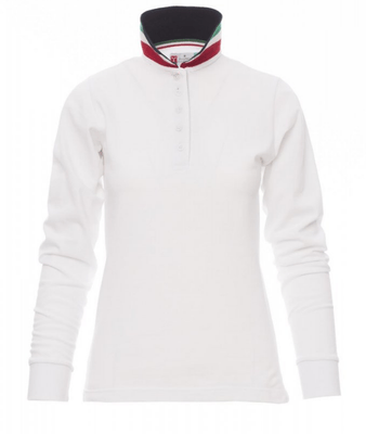 Protection hygiène et sécurité - Protection du corps - Polo Longue-Nation Lady Blanc/Italie, taille M