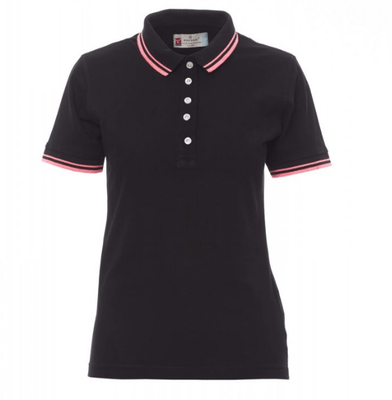 Protection hygiène et sécurité - Protection du corps - Polo Skipper Lady Noir/Fuchsia, taille L