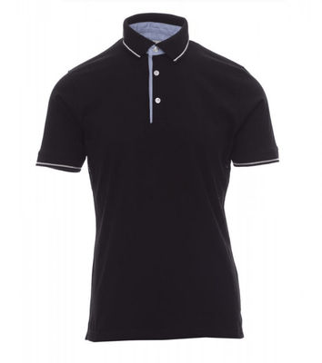 Protection hygiène et sécurité - Protection du corps - Polo Cambridge Noir/Blanc, taille M