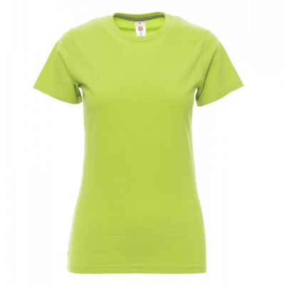 Protection hygiène et sécurité - Protection du corps - Tee-shirt Sunset Lady Vert Acide, taille XS
