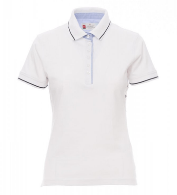 Protection hygiène et sécurité - Protection du corps - Polo Leeds Blanc/Bleu Marine, taille XL