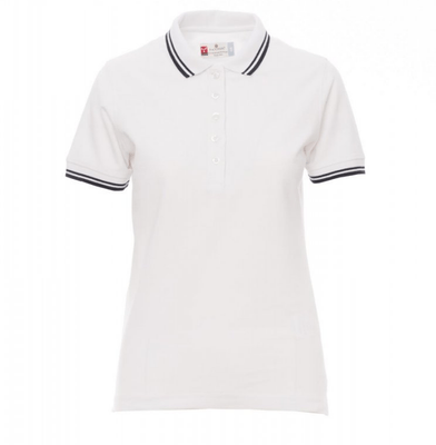 Protection hygiène et sécurité - Protection du corps - Polo Skipper Lady Blanc/Bleu Marine, taille M