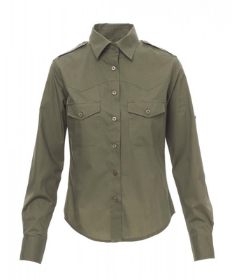 Protection hygiène et sécurité - Protection du corps - Chemise Trophy Lady Vert militaire, taille XL