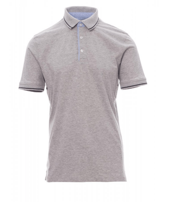 Protection hygiène et sécurité - Protection du corps - Polo Cambridge Gris Chiné/Bleu Marine, taille L