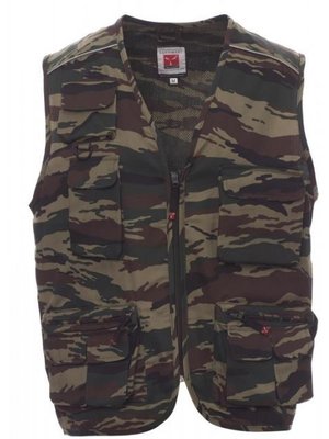 Protection hygiène et sécurité - Protection du corps - Gilet Pocket Camouflage, taille XXL