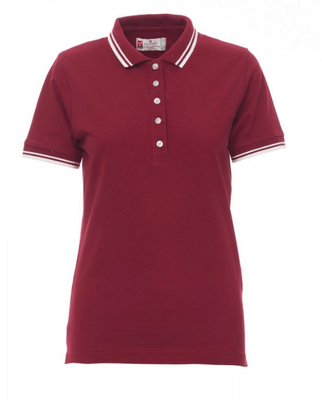 Protection hygiène et sécurité - Protection du corps - Polo Skipper Lady Bordeaux/Blanc, taille M