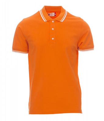 Protection hygiène et sécurité - Protection du corps - Polo Skipper Orange/Blanc, taille XXL