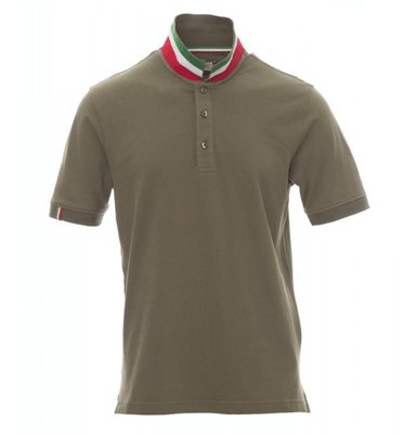 Protection hygiène et sécurité - Protection du corps - Polo Nation Vert Militaire/Italie, taille S