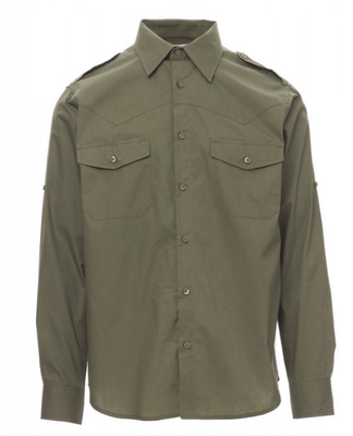 Protection hygiène et sécurité - Protection du corps - Chemise Trophy Vert militaire, taille 3XL