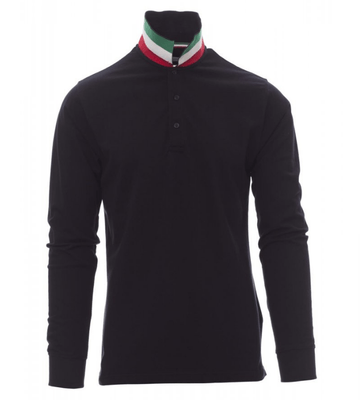 Protection hygiène et sécurité - Protection du corps - Polo Longue-Nation Bleu Marine/Italie, taille S