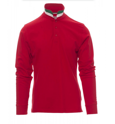Protection hygiène et sécurité - Protection du corps - Polo Longue-Nation Rouge/Italie, taille XL