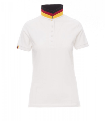 Protection hygiène et sécurité - Protection du corps - Polo Nation Lady Blanc/Allemagne, taille XL