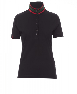 Protection hygiène et sécurité - Protection du corps - Polo Memphis Lady Noir/Rouge-Vert, taille XL