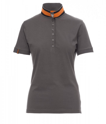Protection hygiène et sécurité - Protection du corps - Polo Memphis Lady Fumée/Orange-Vibrant Noir, taille M