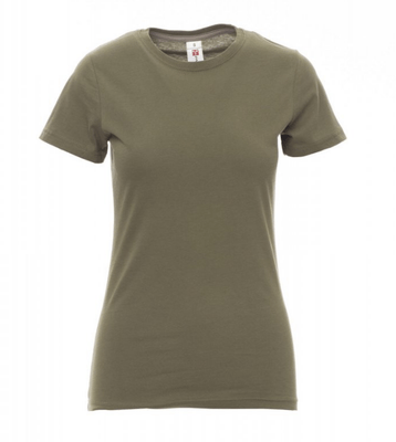 Protection hygiène et sécurité - Protection du corps - Tee-shirt Sunset Lady Vert Militaire, taille XS