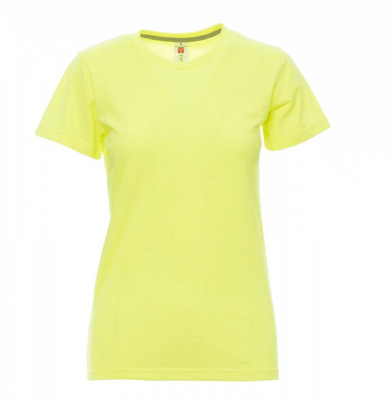 Protection hygiène et sécurité - Protection du corps - Tee-shirt Sunset Lady Jaune Fluo, taille L