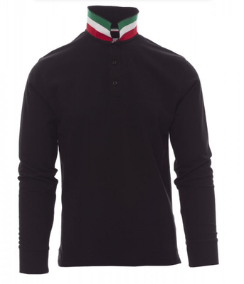 Protection hygiène et sécurité - Protection du corps - Polo Longue-Nation Noir/Italie, taille 3XL