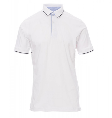 Protection hygiène et sécurité - Protection du corps - Polo Cambridge Blanc/Bleu Marine, taille S