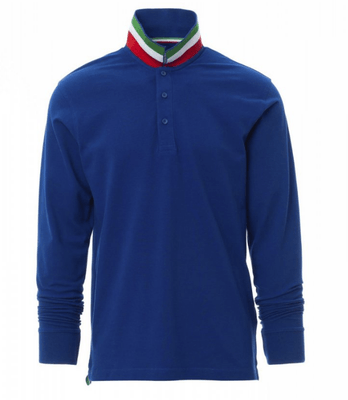Protection hygiène et sécurité - Protection du corps - Polo Longue-Nation Bleu Roi/Italie, taille 3XL