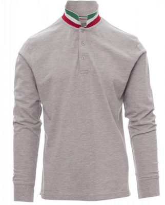 Protection hygiène et sécurité - Protection du corps - Polo Longue-Nation Gris Chiné/Italie, taille XL