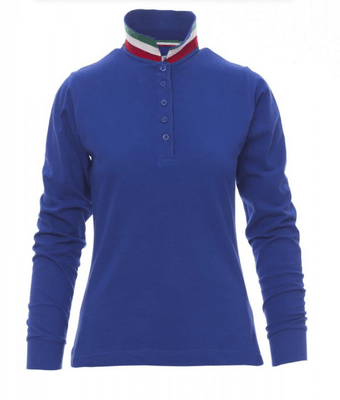 Protection hygiène et sécurité - Protection du corps - Polo Longue-Nation Lady Bleu Roi/Italie, taille M