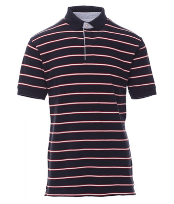 Protection hygiène et sécurité - Protection du corps - Polo Sheffield Bleu Marine/Rouge-Blanc, taille S