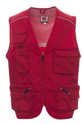 Protection hygiène et sécurité - Protection du corps - Gilet Pocket Rouge, taille S
