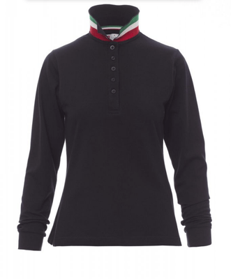 Protection hygiène et sécurité - Protection du corps - Polo Longue-Nation Lady Bleu Marine/Italie, taille S
