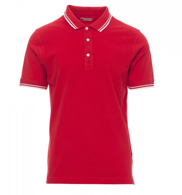 Protection hygiène et sécurité - Protection du corps - Polo Skipper Rouge/Blanc, taille M
