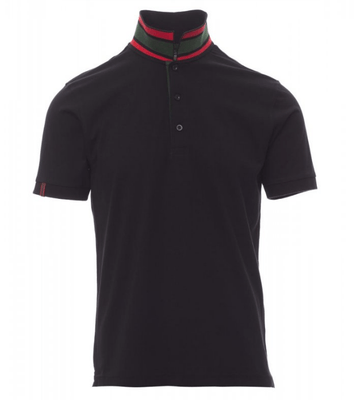 Protection hygiène et sécurité - Protection du corps - Polo Memphis Noir/Rouge-Vert, taille M