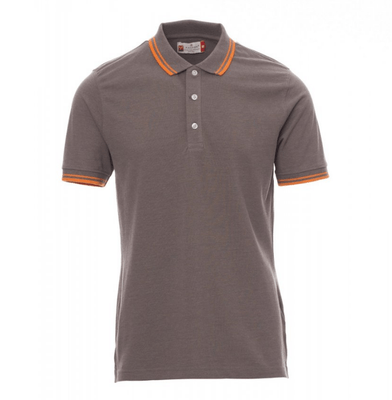 Protection hygiène et sécurité - Protection du corps - Polo Skipper Centré Chiné/Orange, taille 3XL