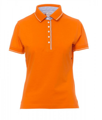 Protection hygiène et sécurité - Protection du corps - Polo Leeds Orange/Blanc, taille XL