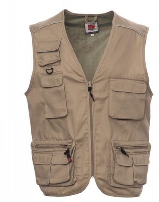 Protection hygiène et sécurité - Protection du corps - Gilet Pocket Kaki, taille M
