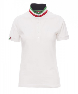 Protection hygiène et sécurité - Protection du corps - Polo Nation Lady Blanc/Italie, taille S