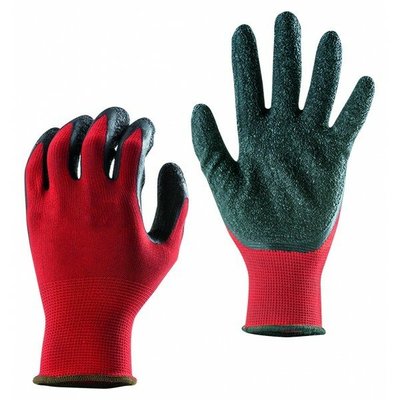 Protection hygiène et sécurité - Protection des mains - GANTS NYLON ENDUITS LATEX (TAILLE 9)