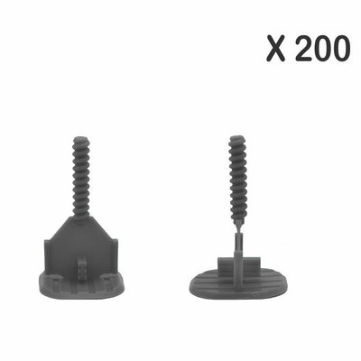 Outillages - Outillage à main - Outillage Maçonnerie - CROISILLONS AUTO-NIVELANTS CROIX 4 MM (200 PIECES)
