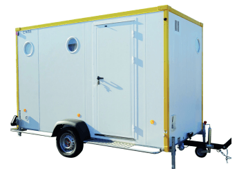Infrastructures mobiles - Bungalow sanitaire - Abri mobile aménagé 750KG