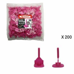 Outillages - Outillage à main - Outillage de Carreleur - CROISILLONS AUTO-NIVELANTS CROIX 3 MM (200 PIECES)