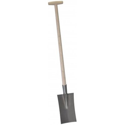 Outillages - Outillage à main - Pelle - Poussoir - Traîneau - LOUCHET NORD 28CM AVEC MANCHE BEQUILLE TOURNEE 95CM